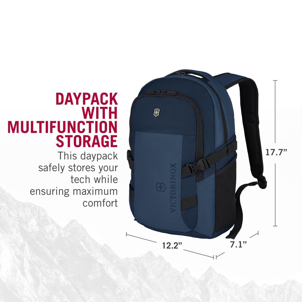 Vx Sport EVO Компактная тележка для бутылок и ноутбука Синяя 611415 [Victorinox] Рюкзак, Многофункциональный, Отделение для 16-дюймового ноутбука, Держатель, Чехол, 20 л,