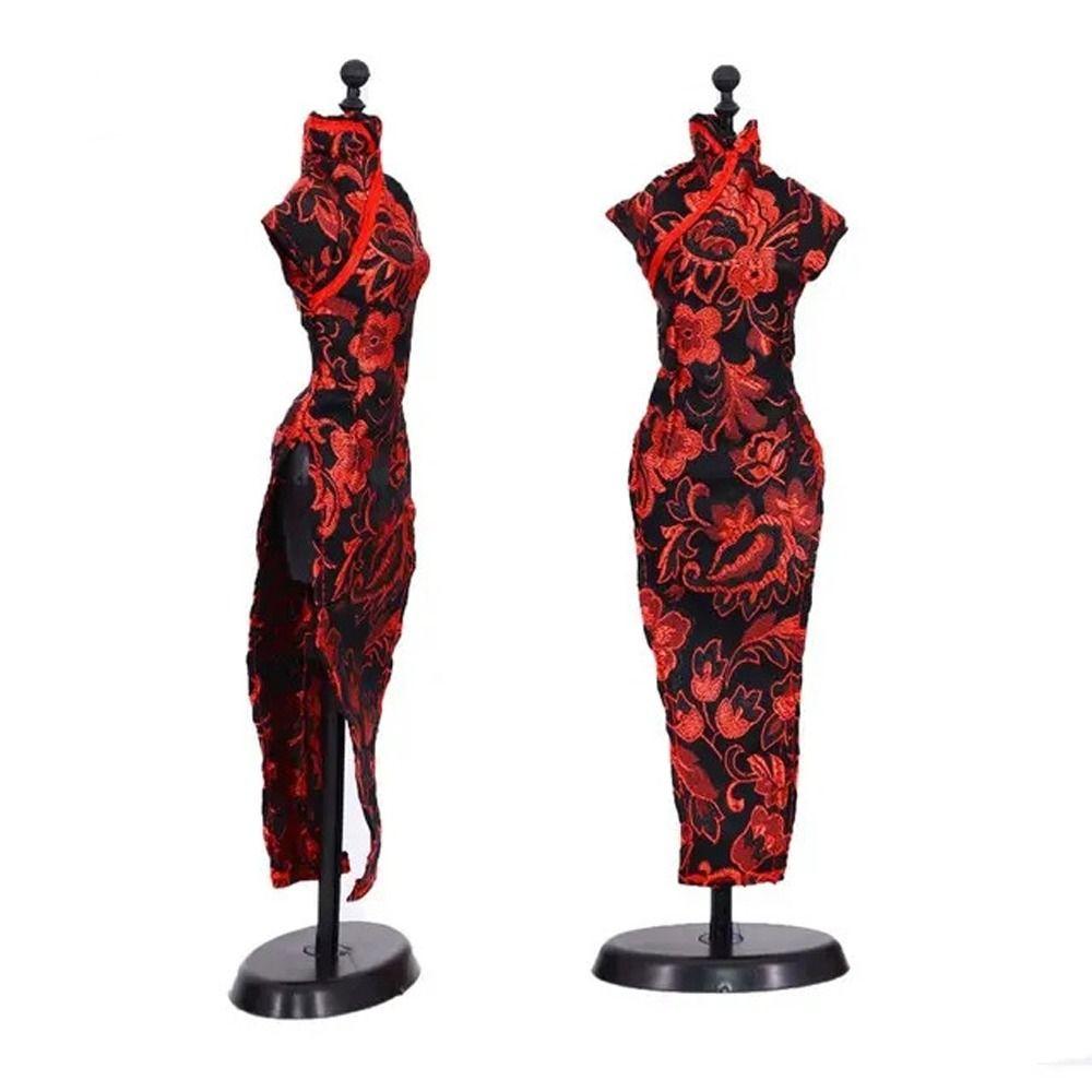 Аксессуары для кукол 30 см Уникальное платье Одежда Китайское традиционное платье Стиль ципао Модная вечерняя одежда для кукол 1/6 Праздничная одежда