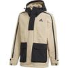 Eutilitas Anorak Hooded Comfortable Long Sleeve Jacket Men Jacket Beige FT2469