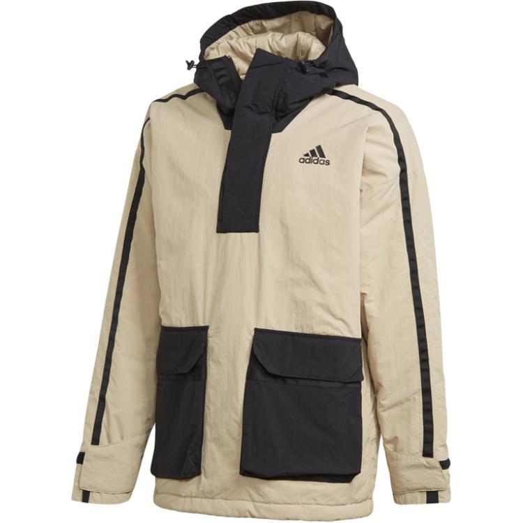 Adidas Eutilitas Anorak Hooded Comfortable Long Sleeve Jacket Men Jacket Beige FT2469