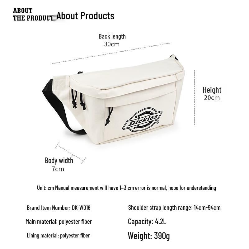 Повседневная спортивная сумка через плечо Dickies