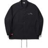 Li Ning Skateboard Series Logo Pattern Loose Casual Jacket Unisex Jackets Black AFDUA63-1