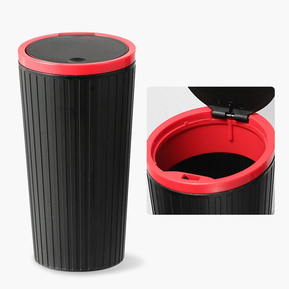Мини-автомобильный мусорный бак, многофункциональный автомобильный небольшой мусорный бак, устанавливаемый в автомобиль, мусорный бак в форме чашки с крышкой и подстаканником, автомобильные аксессуары