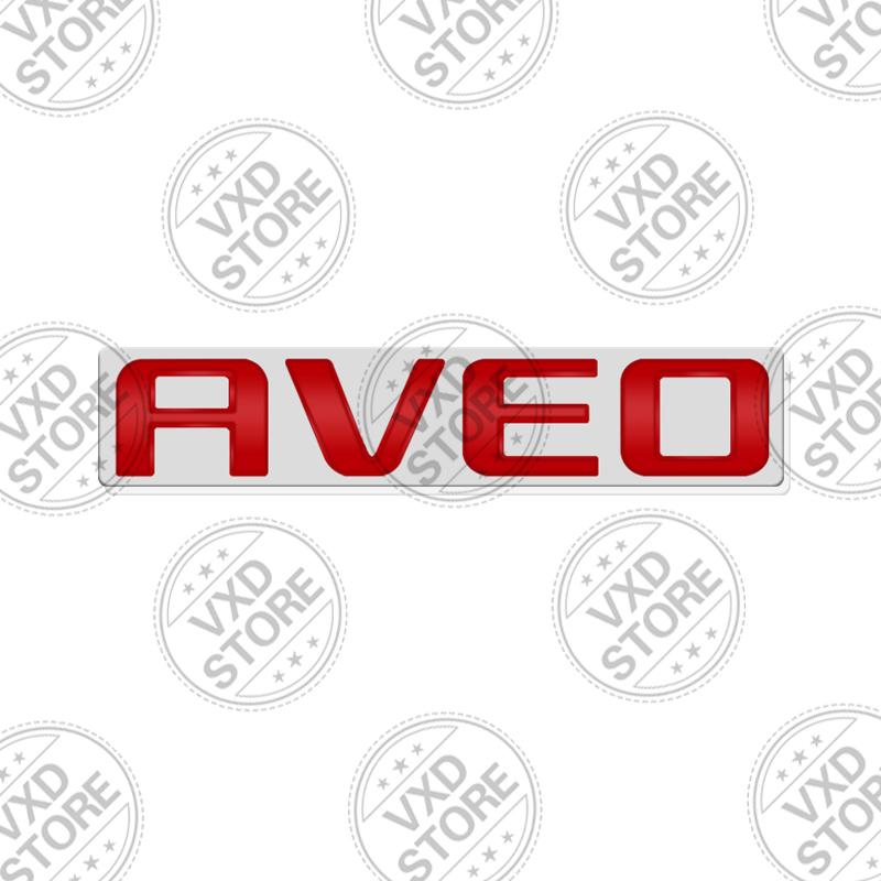 For Chevrolet Aveo Lettering Car 3D Metal Letters Logo Badge Decals Sticker Car Auto Rear Trunk Alphabet Emblem Styling Stickers