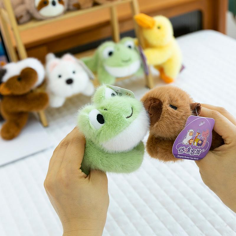 Новая милая маленькая желтая утка ленивец кукла наклейка на холодильник украшение для автомобиля кукла милый кулон для школьного рюкзака