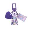 Cartoon Bling Heart Bear Animal Candy Keychain Keyring Creative Cute Bag Pendant