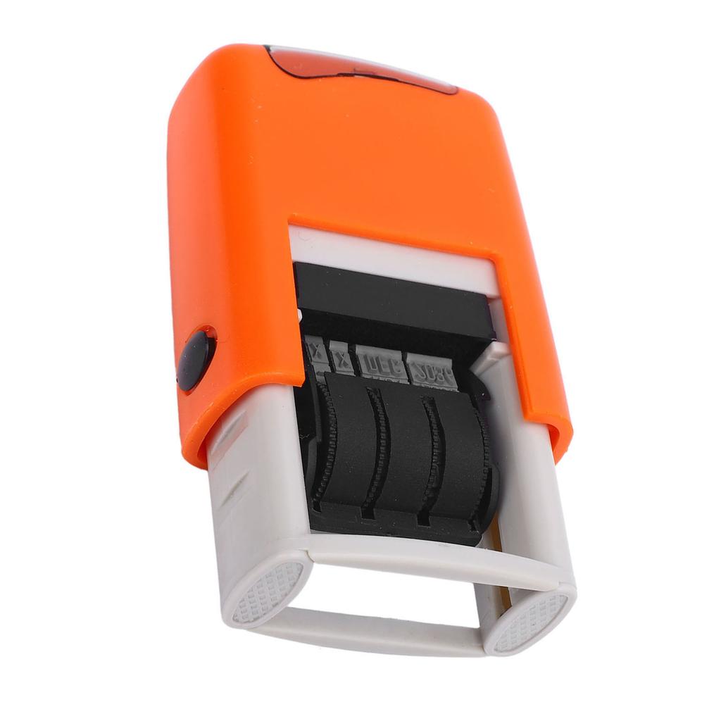 25x2.8mm English Date Stamp Clear Stamping Quick Drying Adjustable Date Stamp for Study Work Life