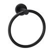 Anti Rust Towel Ring Black Corrosion Resisting Silver