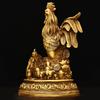 Copper Chicken Ornaments Gold Coins Lucky Chickens Auspicious Decorations Living Room Foyer Office Decoration