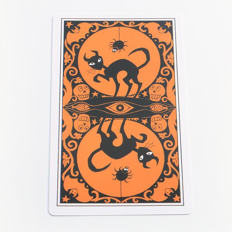12 * 7 Хэллоуин Таро Хэллоуин Оракул Карта Английская Карта