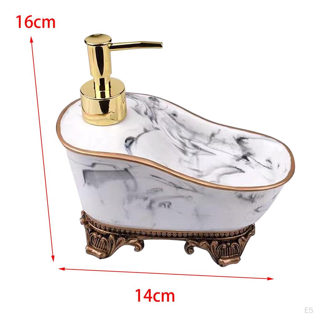 Дозатор для жидкого мыла, контейнер для мытья рук, смола, 1 шт., лосьон с помпой, шампунь