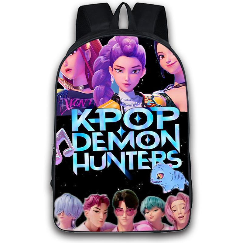 Рюкзак Kpop Охотники на демонов для мальчиков и девочек Зои Миры Руми Сумка для книг Ранец Школьный рюкзак Рюкзак Дорожные рюкзаки Подарки на день рождения