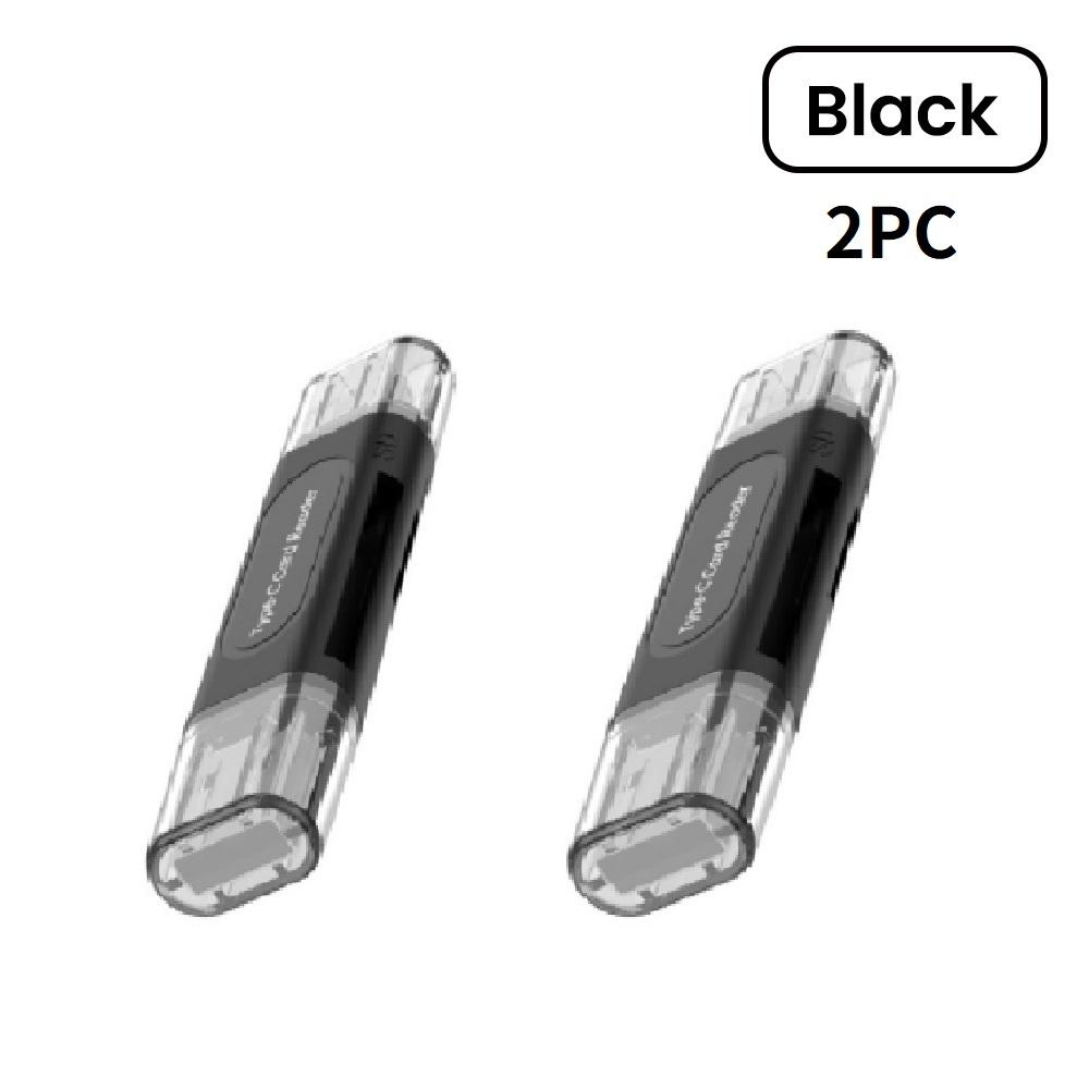 4 in 1 USB Type C Multifunction Card Reader SD TF Card Reader For IPhone15 16 PC Laptop USB2.0 Smart Storage Card Reader Adapter 3
