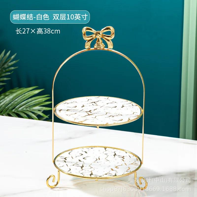 Многослойная подставка для торта из мраморного стекла, десертная тарелка, блюдо для димсамов, форма для торта, поднос для закусок, тарелки для суши, фруктовая тарелка, подставка для демонстрации