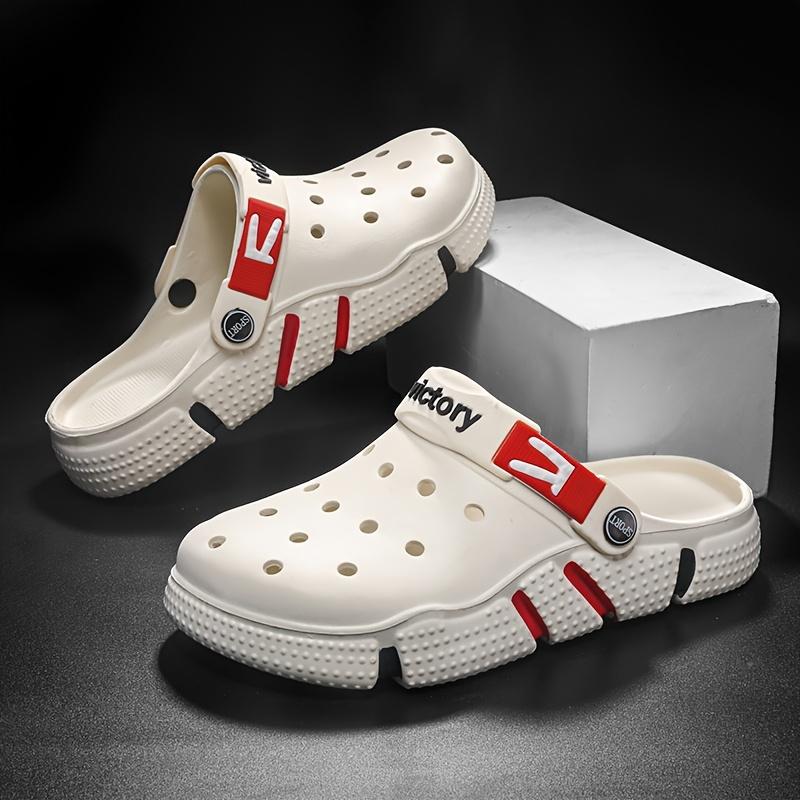 Мужские повседневные удобные мягкие сабо, дышащие легкие сабо для использования в помещении, на открытом воздухе, на пляже, лето