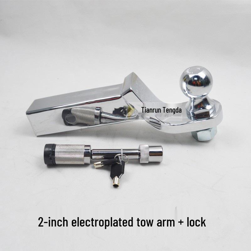 Compatible BYD U8 Trailer Hitch Wiring for Towing RVs, Motorcycles, Boats; Rear Bumper Anti-Collision Hook with Square Hole