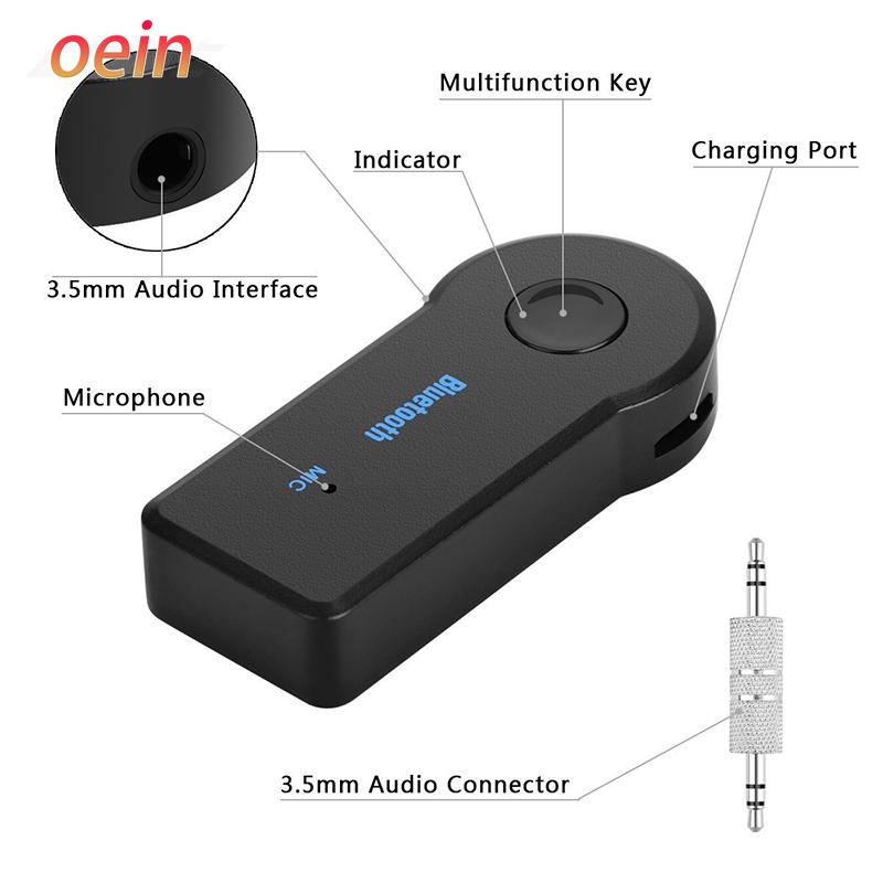 2 в 1 беспроводной Bluetooth 5,0 приемник-передатчик адаптер разъем 3,5 мм для автомобильного музыкального аудио Aux A2dp наушников приемник громкой связи