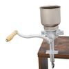 Corn Grinder, Hand Cranking Grain Grinder, Manual Grain Mill with 500ML High Hopper for Grinding Corn, Nut, Spice, Wheat, Coffee, Grinder Tool Silver