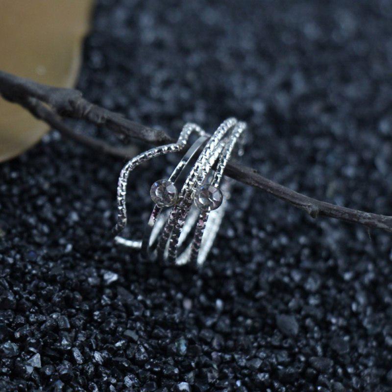 Новая волна костюм из пяти предметов индивидуальное модное кольцо тонкое женское кольцо на сустав указательного пальца