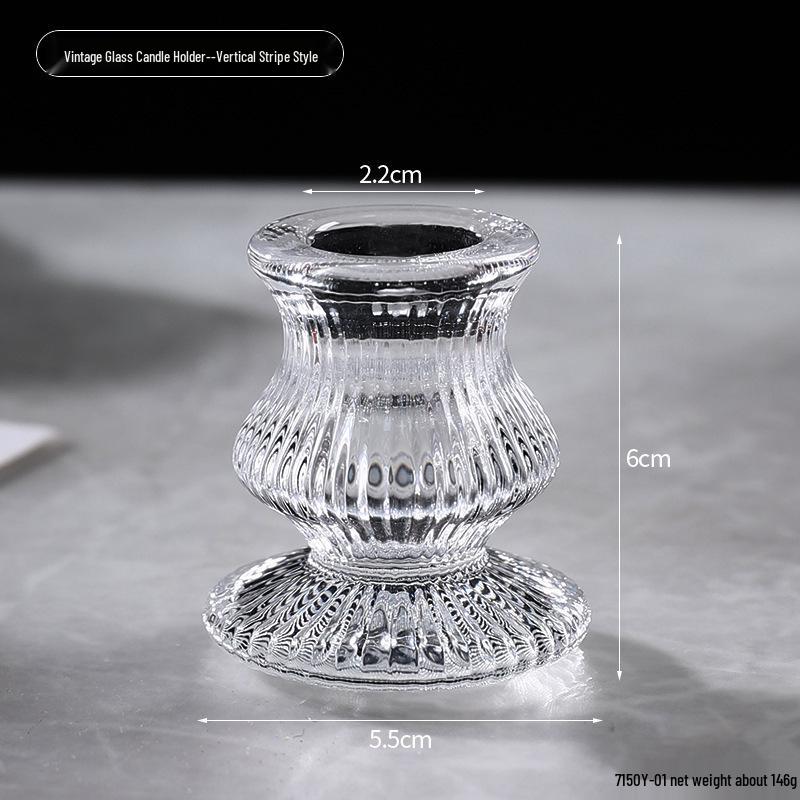 Винтажный французский подсвечник-украшение – Романтический европейский держатель для свечей для декора стола и фотосессий