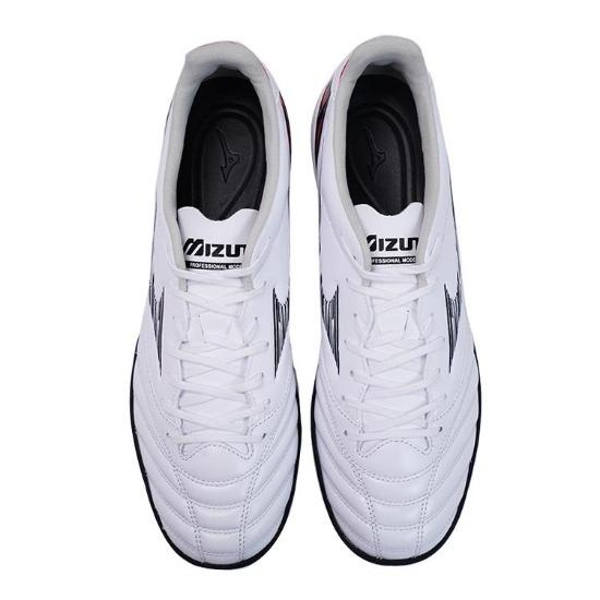 Mizuno Pro IV Pro С круглым носком, на шнуровке, TF, нескользящие, износостойкие футбольные бутсы, мужские футбольные бутсы, белые P1GD233409