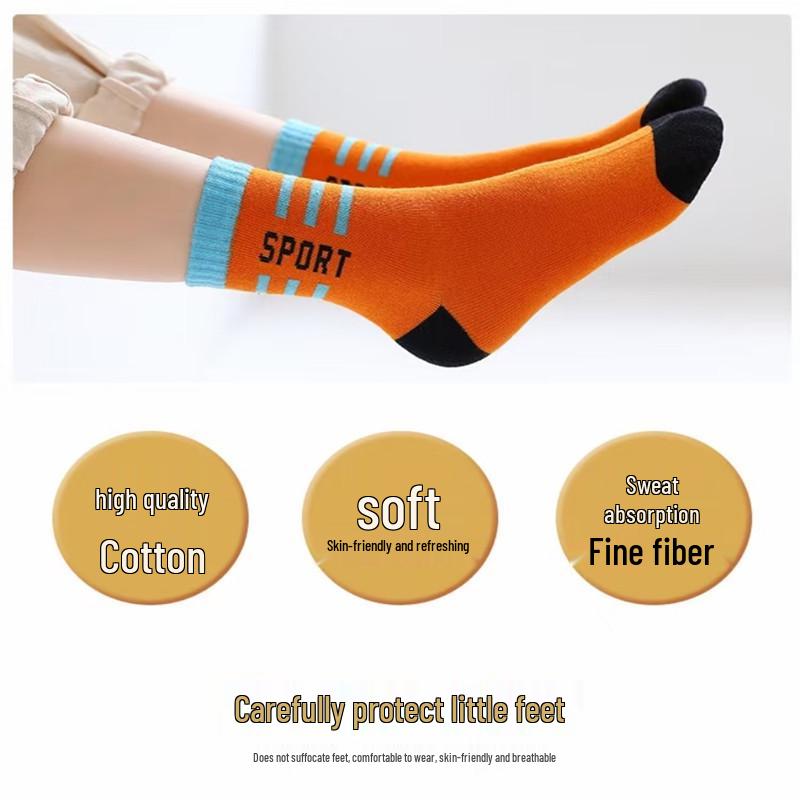 All Cotton Children's Socks for Boys, Girls, and Babies - Autumn & Winter Collection