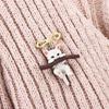 Boys Gift Cartoon Design Girls 3D Cat Brooch Clothes Accessories Korean Style Badge Women Brooch