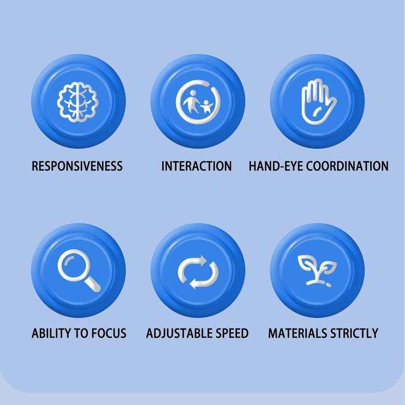 Игра на рефлексы Тренажер для координации рук и глаз с падающими палочками для детей и взрослых Настраиваемые настройки скорости Унисекс Прочный материал