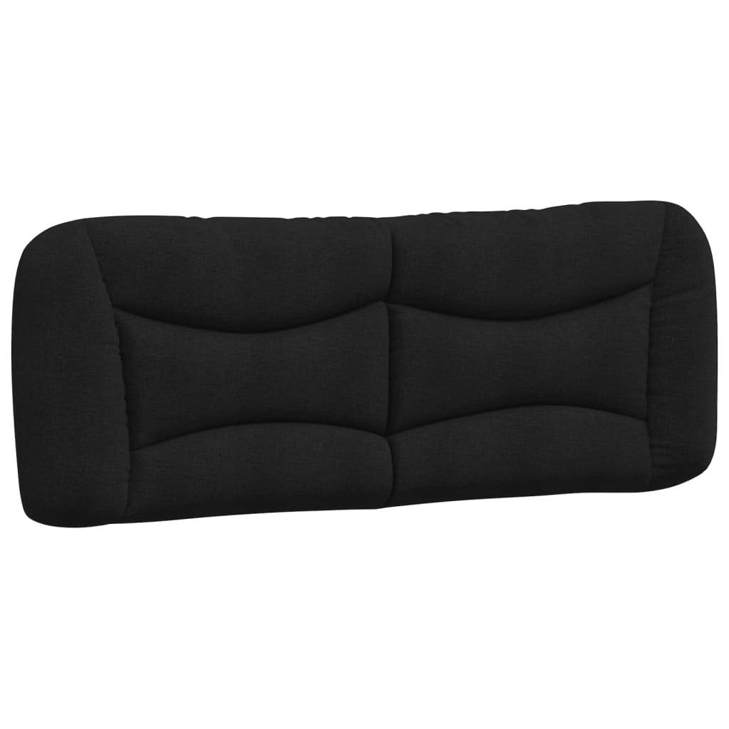 Vidaxl Poduszka Na Wezgłowie, Czarna, 120 Cm, Tkanina