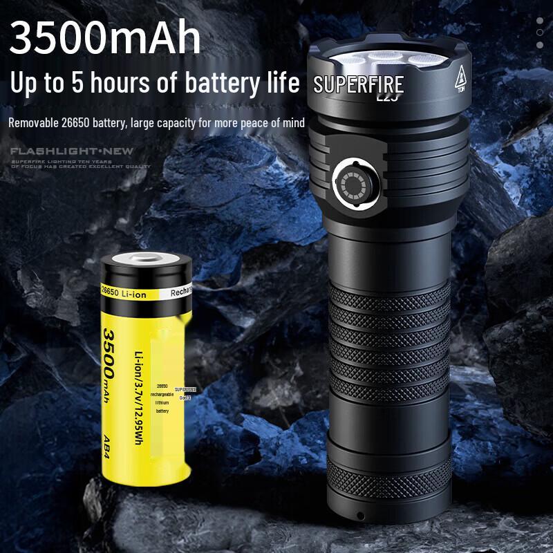 SupFire L25 Outdoor Rechargeable Tactical LED Flashlight