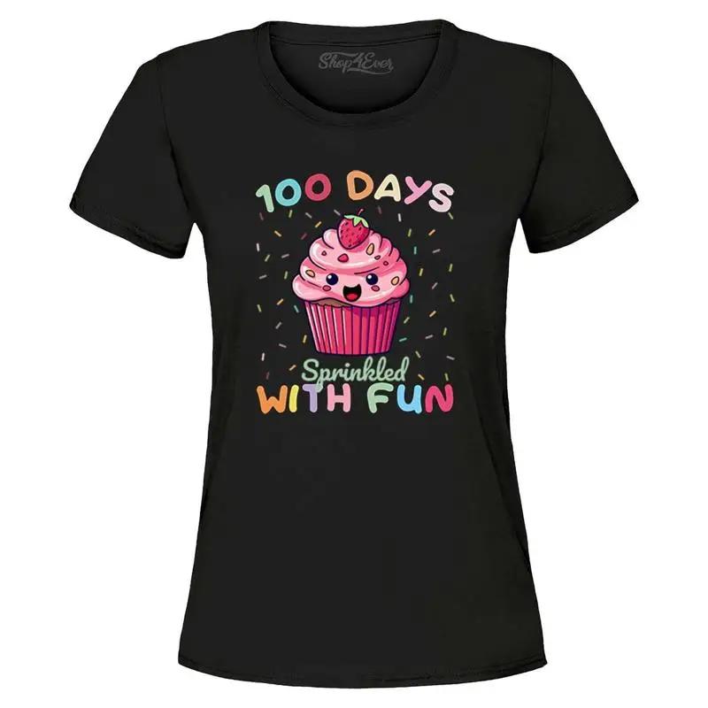 100 Days Sprinkled With Fun Cupcake T-shirt