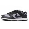 Nike Кроссовки для скейтбординга Dunk Coverage, нескользящие, низкие, унисекс, черные с серым, DD1391-100(Команда-59)