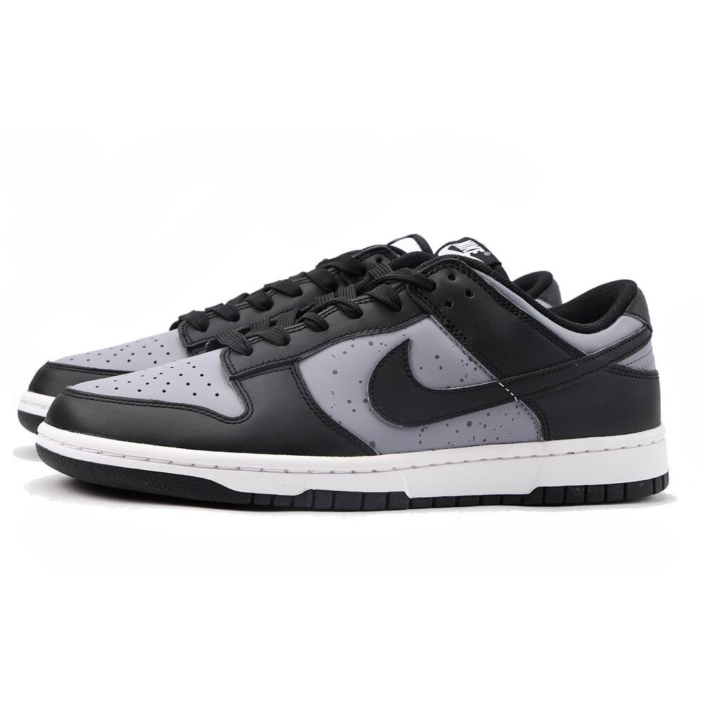 Nike Кроссовки для скейтбординга Dunk Coverage, нескользящие, низкие, унисекс, черные с серым, DD1391-100(Команда-59)