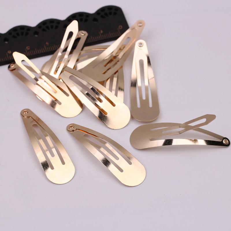 50 шт. простые металлические заколки для волос, серебро, золото, черный зажим Bb, сделай сам, ручная работа, головные уборы для девочек
