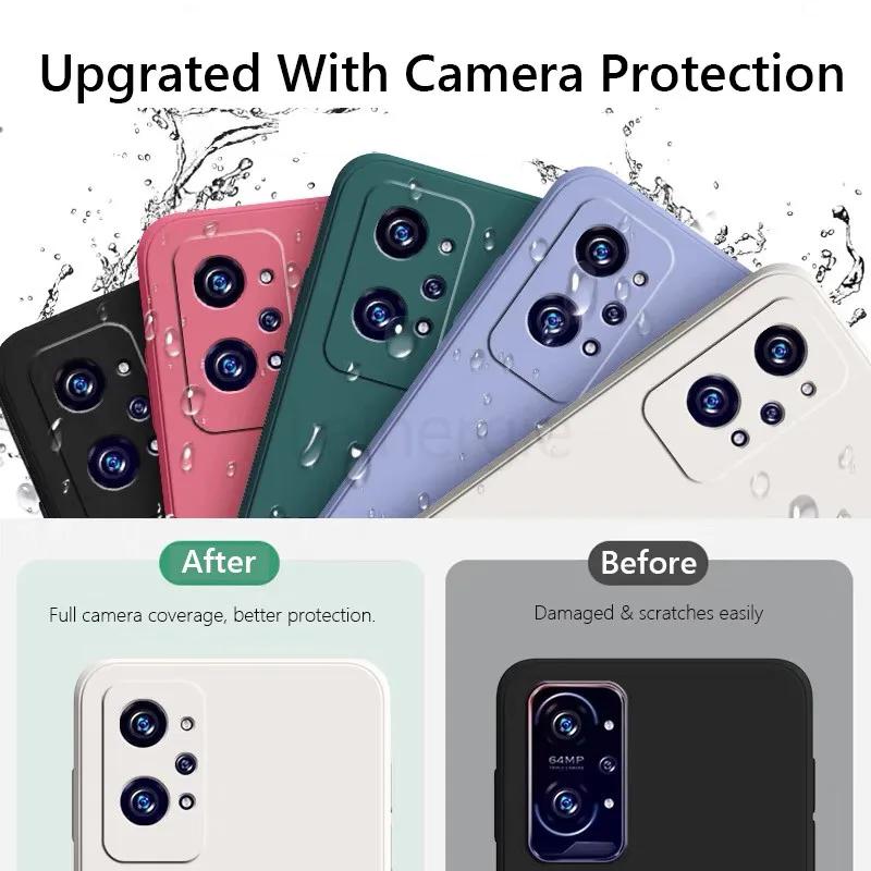 Для Realme GT Neo 2 3 3T Чехол Ударопрочный Жидкий Силикон Мягкая Крышка На Для Realme GT2 Pro Neo2 Neo 2T 5G Чехол для Телефона Coque Shell