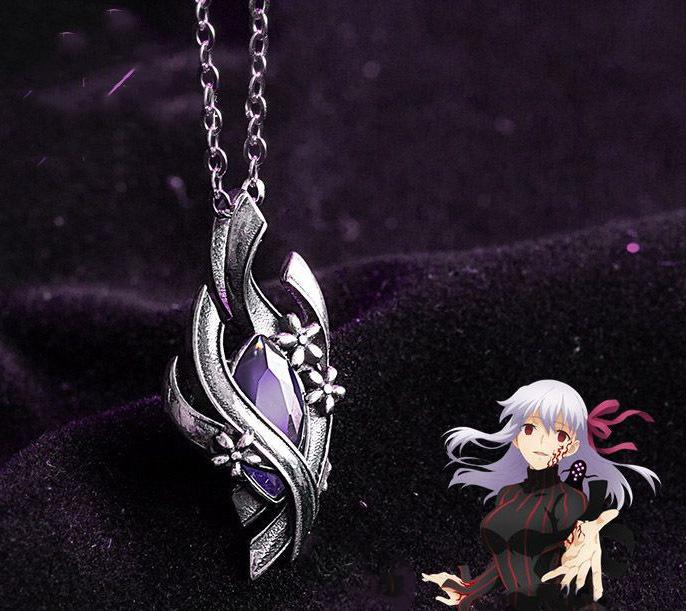 Мультяшный Курома Тонг Сакура Сердце Ночи Кулон Второе Измерение Аниме Периферия Додзин Ожерелье Подарок Цепочка для свитера