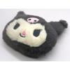 Чехол для пропуска Face Pass с держателем для катушки Commuter Plush Kuromi Set (Пропускной футляр, кольцо)