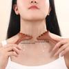 Massage Meridian Comb Six Jaw Resin Head Face Scalp Hair Care Gua Sha Comb Shoulder Neck Comb Acupuncture Therapy