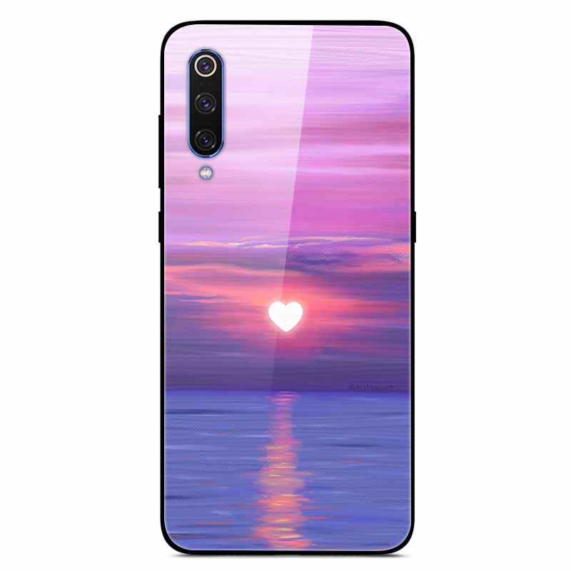Чехлы для Xiaomi Mi A3 Роскошные Чехлы для Телефона из Закаленного Стекла Космические для Xiaomi MI 9 Lite Чехол 9lite MiA3 Жесткий Защитный Задний Корпус