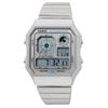 Casio Стандартная серия Vintage Серебристый с металликом Модель для зарубежного рынка Аналогово-цифровые часы, A130WE-7A, Унисекс, Серый, [Б/у]