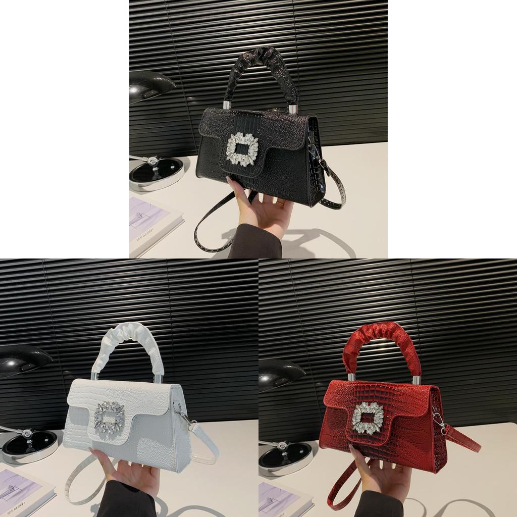 Fashionable Small Pu Square Shoulder Bag With Top Flap For Everyday Women