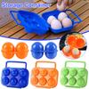 Пластиковый контейнер для яиц на 6 ячеек, складная коробка для хранения яиц, холодильник, переноска для походов, кемпинга на открытом воздухе