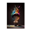 Colorful Light Bulb Posters Prints Explosive Lights Canvas Paintings Colored Scattering Lights Wall Art Pictures for Home Decor
