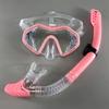 Underwater Snorkeling Half Face Face Swimming Mask Set Scuba Diving Respirator Masks Anti Fog Safe Breathing Snorkeling Masks for Crystal Clear Views