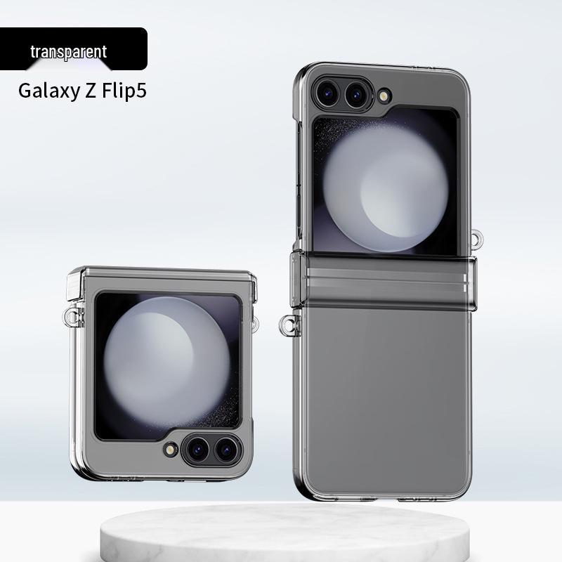 Чехол для Samsung Z Flip7/6/5: Цветной блок, Ощущение кожи, Защита шарнира с двойной пряжкой