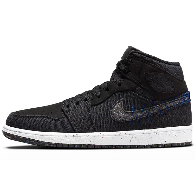 Мужские кроссовки Air Jordan 1 Mid Crater Black Racer-Blue White DM3529-001