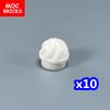 10 шт. Детали MOC 15470 Пластина Круглая 1x1 С вихревым верхом Сделай сам Собранные Строительные Кирпичики Частицы Детская Головоломка Игрушка Идея Подарка