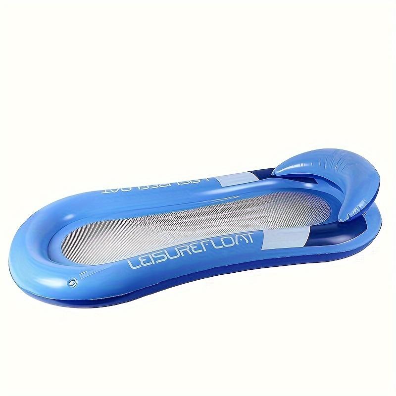 1шт надувная складная кровать, пляжный спортивный плавающий шезлонг, подходит для водных развлечений, вечеринки у бассейна