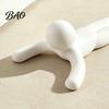 Noise Reduction Door Cushion 2Pcs Funny Little Guy Stopper, 3D Printed Decorative Cute Figure Stop, Novelty Human Shaped Wedge, Fun Home Decor