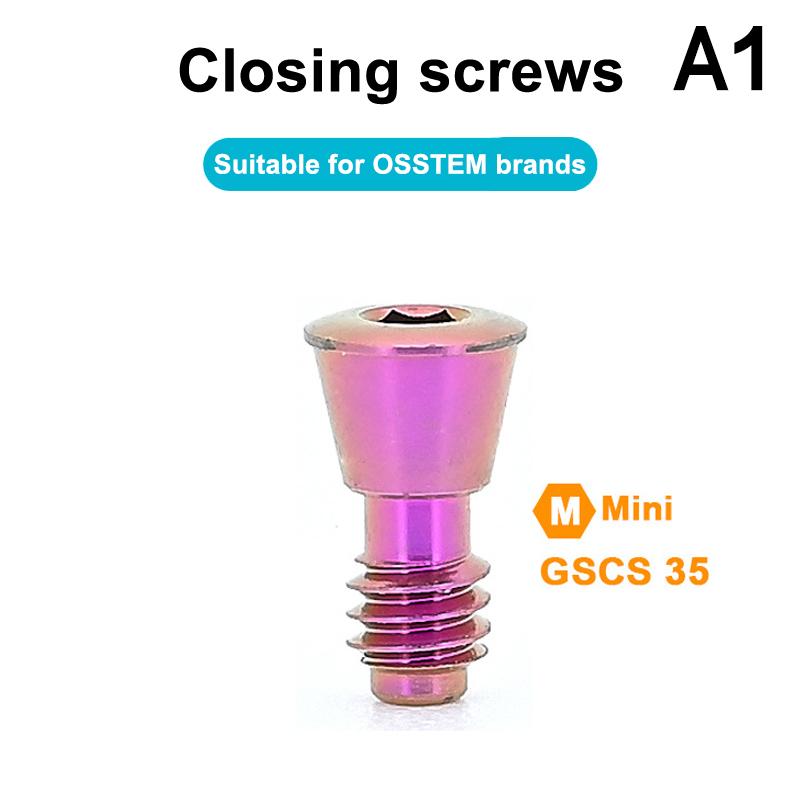 Стоматологический имплантат Композитный герметизирующий винт Аксессуары Момент Мини Обычный Для Osstem Винтовое Оборудование для процедуры